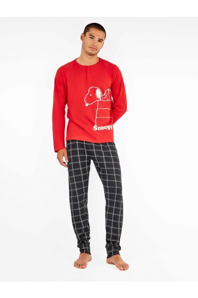 ΠΥΖΆΜΑ ΑΝΔΡΙΚΉ SNOOPY