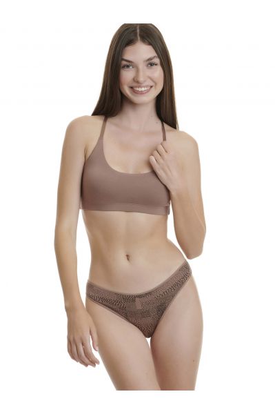 ΓΥΝΑΙΚΕΙΟ SLIP 2 ΤΜΧ BAMBOO ΜΕ ΣΧΕΔΙΟ