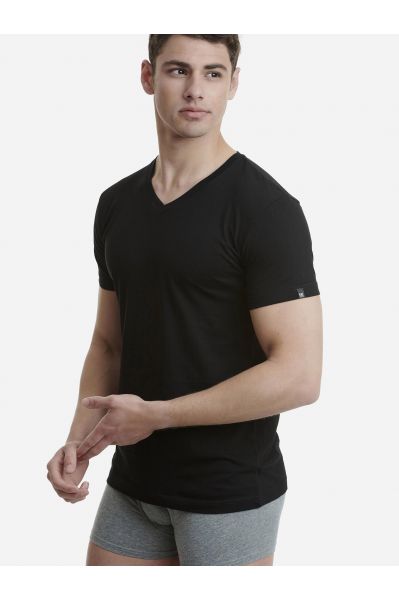 ΑΝΔΡΙΚΟ ΒΑΜΒΑΚΕΡΟ T SHIRT V NECK