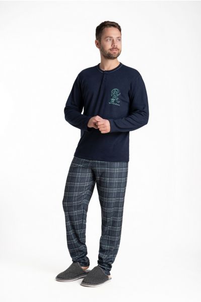 ΠΥΖΆΜΑ ΑΝΔΡΙΚΉ ΜΟΝΌΧΡΩΜΗ/ΚΑΡΏ