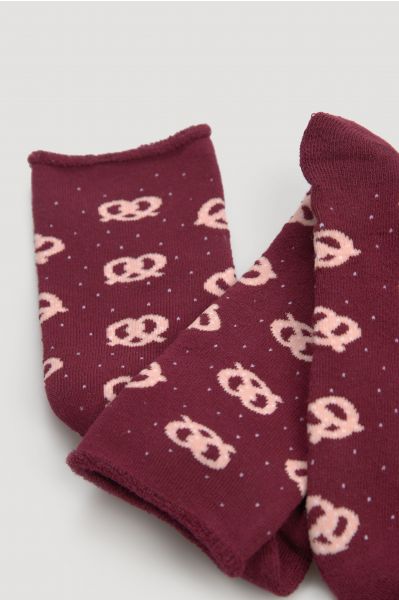 Y12789 SOCKS FOR WOMEN THERMAL WITHOUT CUFF