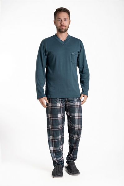 ΠΥΤΖΆΜΑ ΑΝΔΡΙΚΉ V ΜΟΝΌΧΡΩΜΗ /ΚΑΡΏ ΜΕ ΤΣΈΠΗ