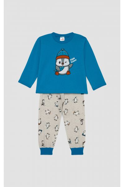 ΠΥΖΑΜΑ BABY UNISEX PENGUIN